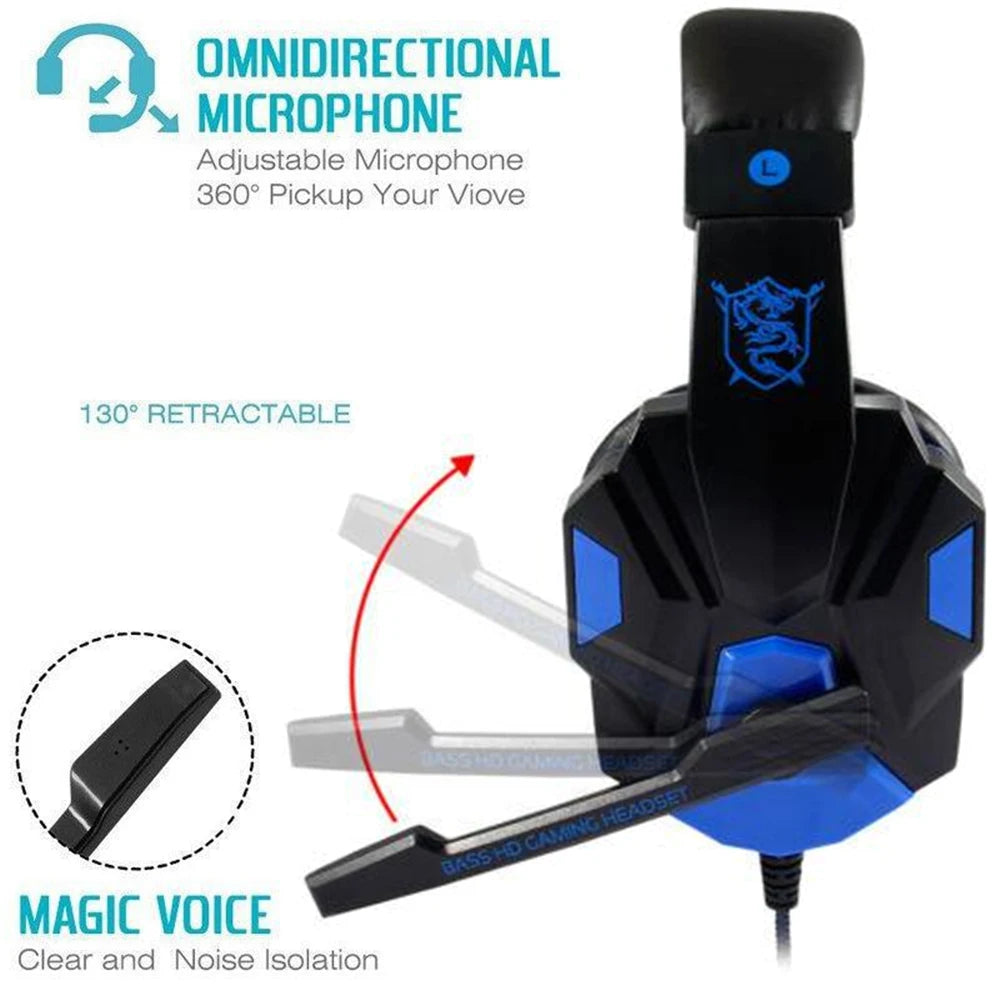 Stereo Gaming Headset with Mic (3.5mm)