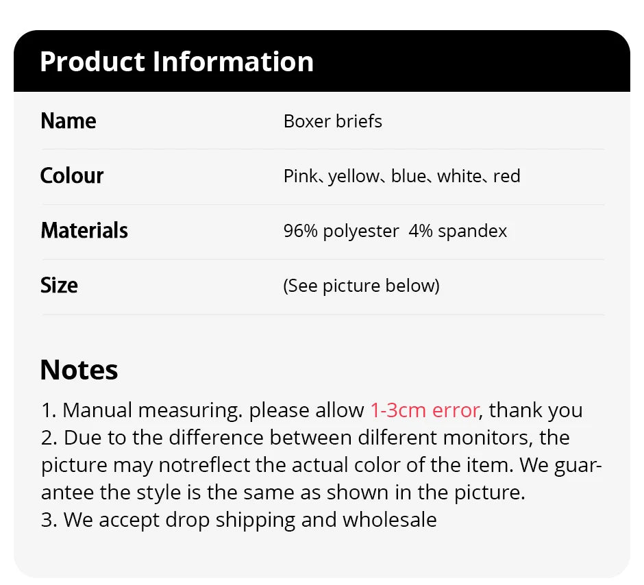 Men’s Quick-Dry Boxer Briefs (10 Pack)