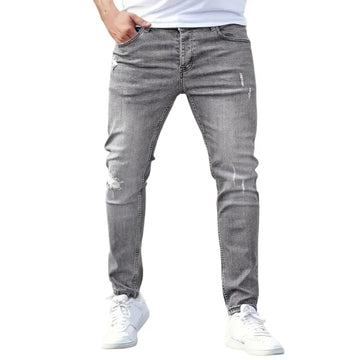 Men’s Slim Fit Cargo Denim Jeans