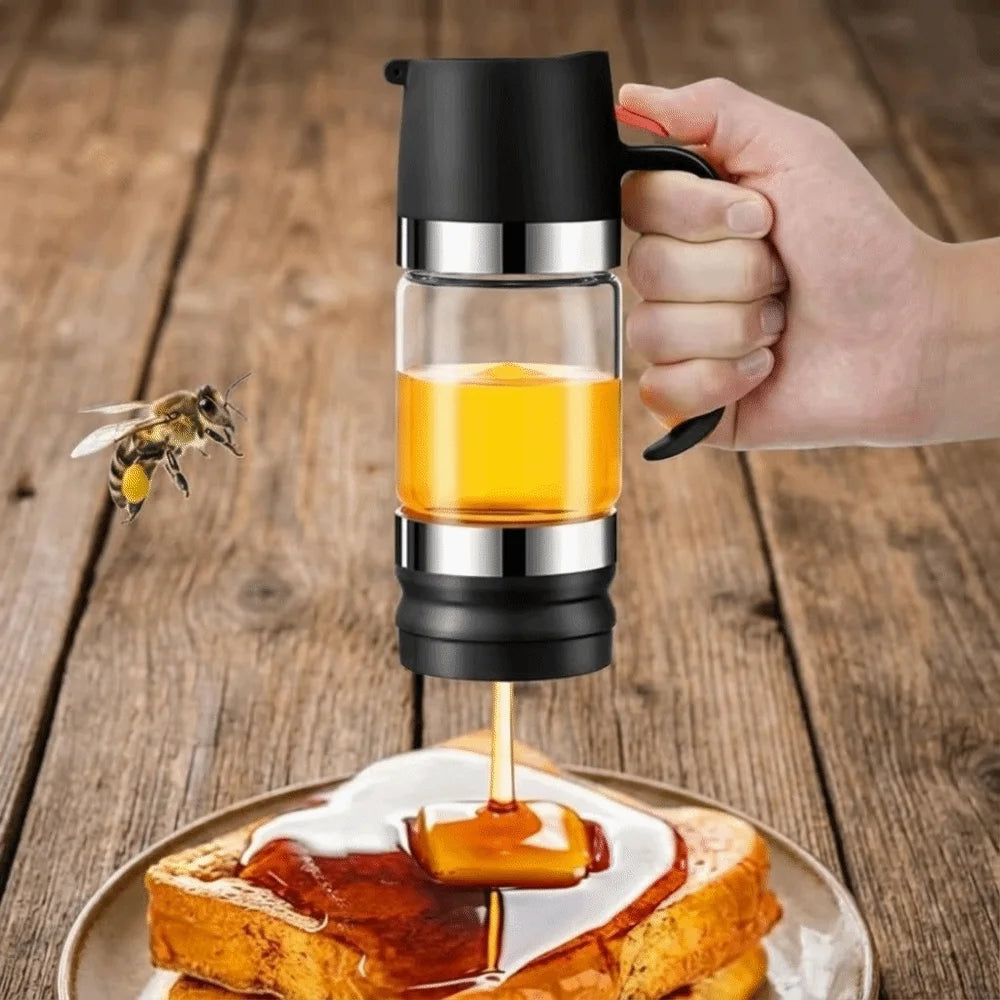 Glass Honey Dispenser with Handle – 300ML