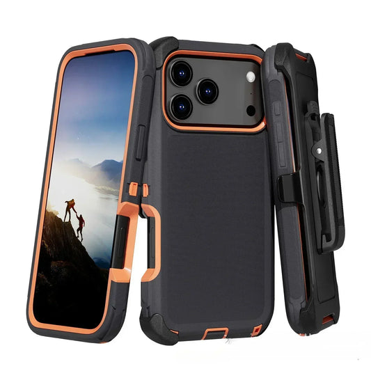 3-in-1 Military Armor iPhone Case