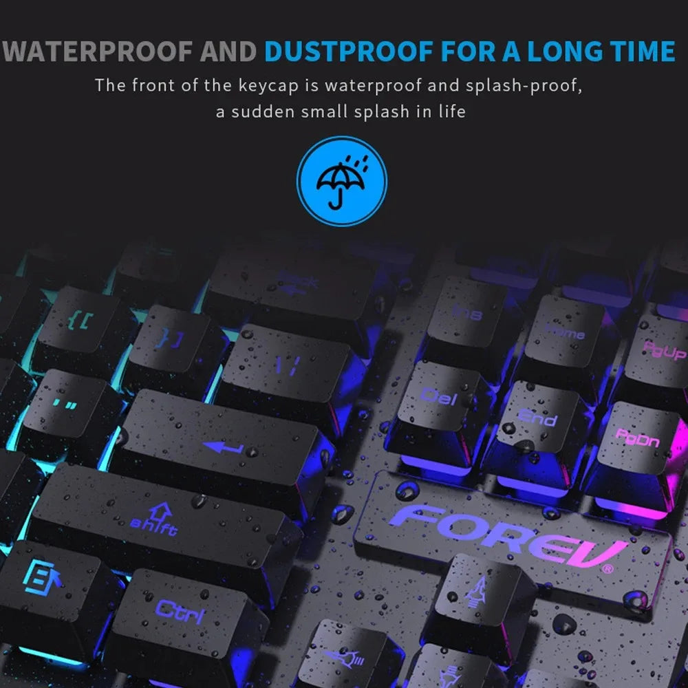 RGB Wired Gaming Keyboard – 104 Keys