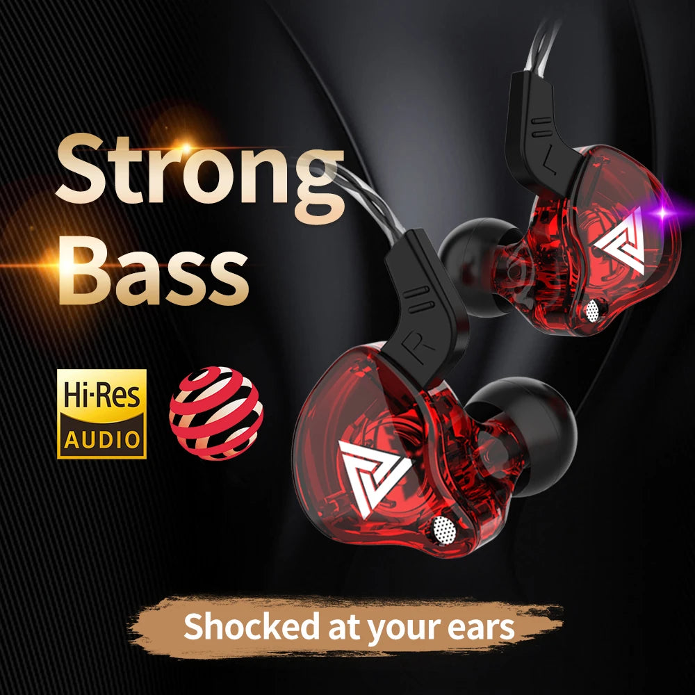 QKZ AK6 HiFi Stereo In-Ear Earphones with Mic