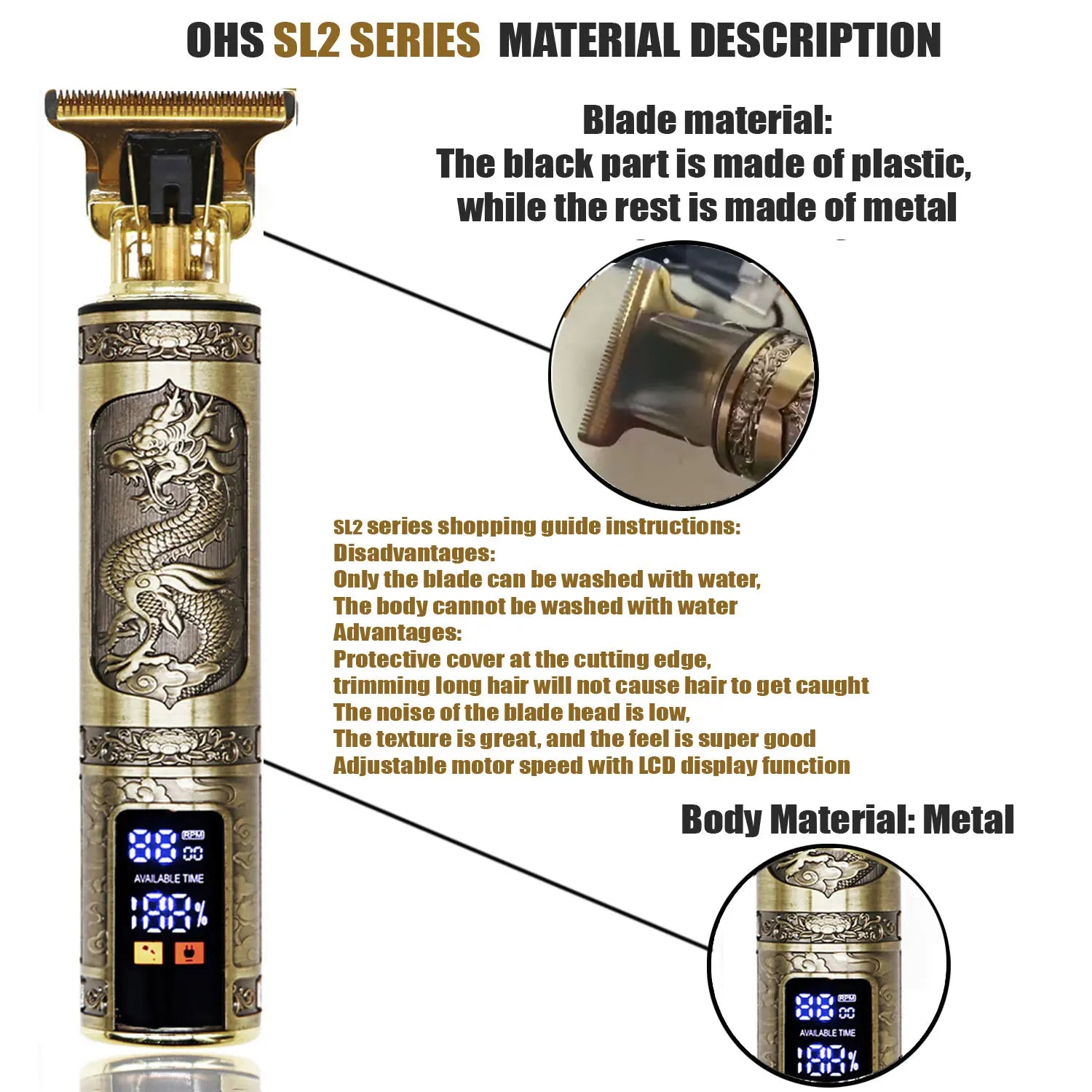 T9 Professional Zero-Gap Hair & Beard Trimmer