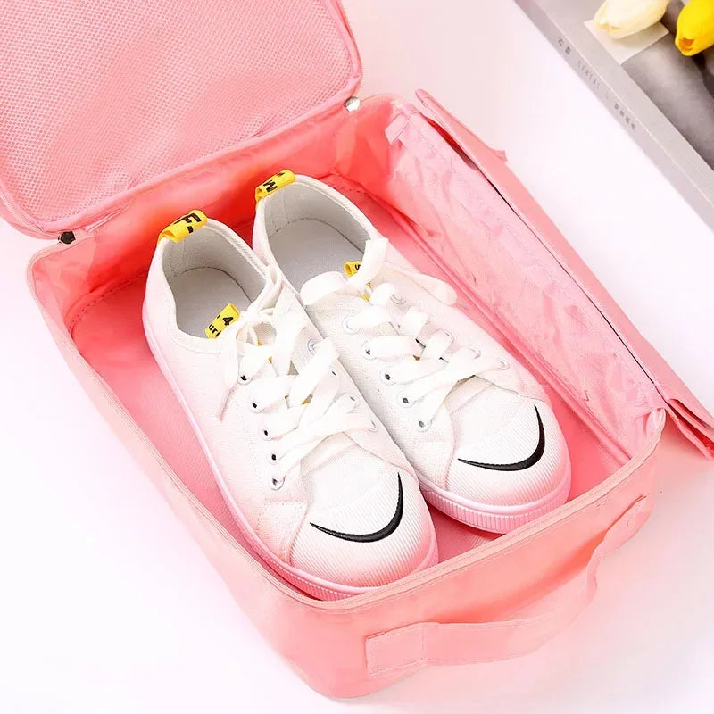 3-Layer Portable Travel Shoe Organizer Bag