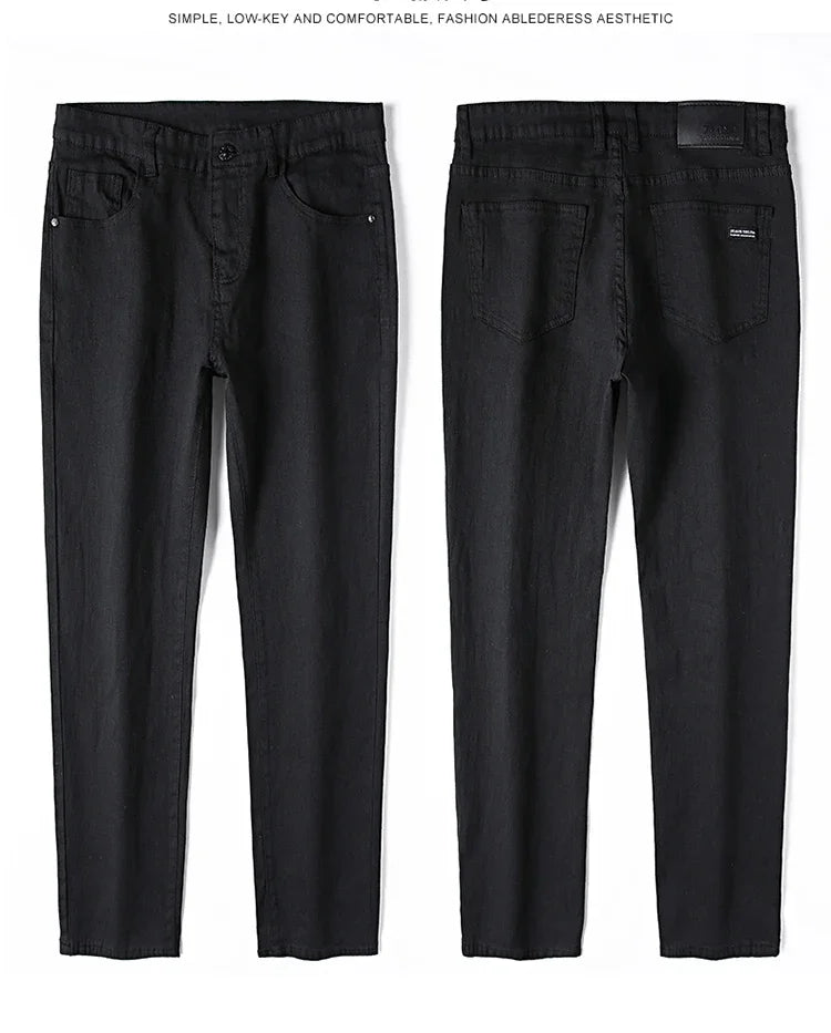 Men’s Slim Fit Cargo Denim Jeans