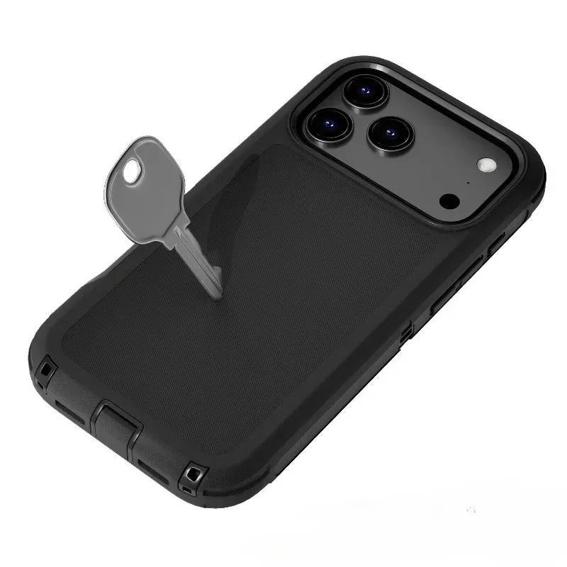 3-in-1 Military Armor iPhone Case