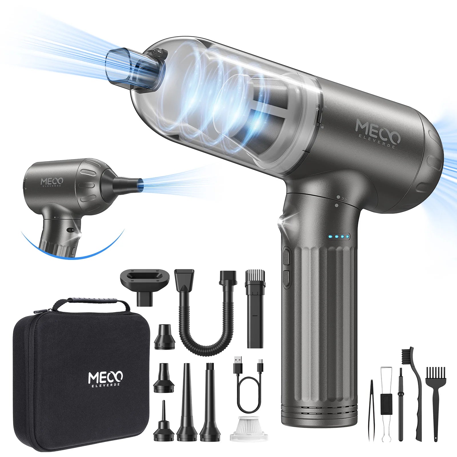 MECO ELEVERDE ME-VC2 4-in-1 Air Duster & Vacuum