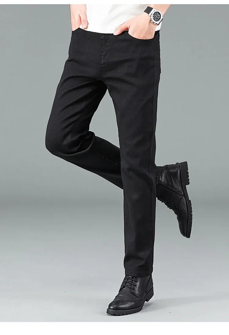 Men’s Slim Fit Cargo Denim Jeans