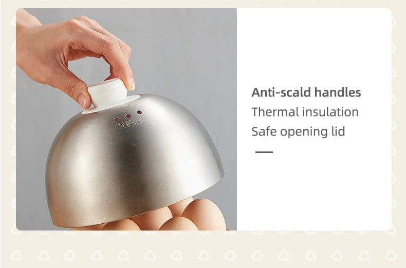 360W Automatic Egg Cooker & Steamer