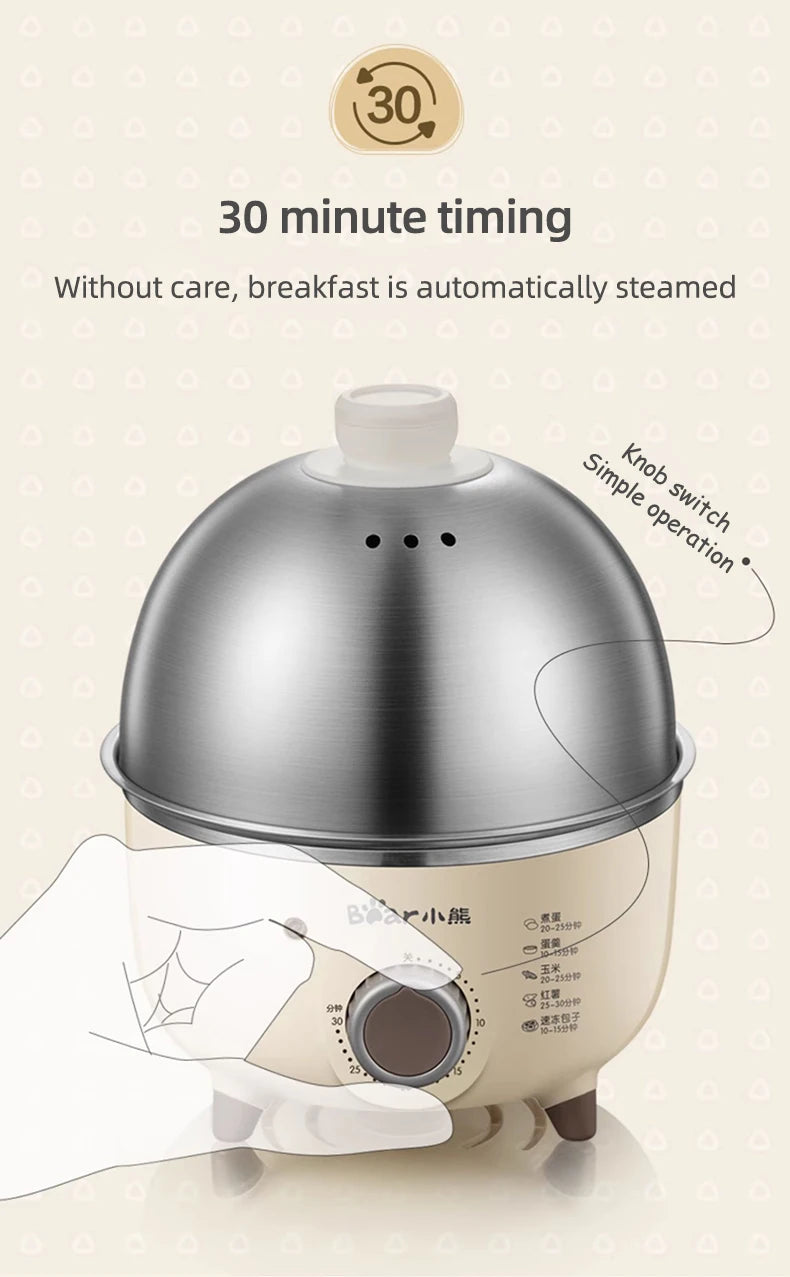 360W Automatic Egg Cooker & Steamer
