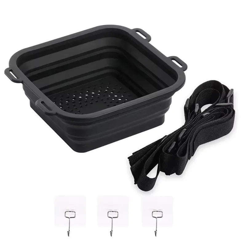Portable Silicone Ice Bath & Multi-Use Basket