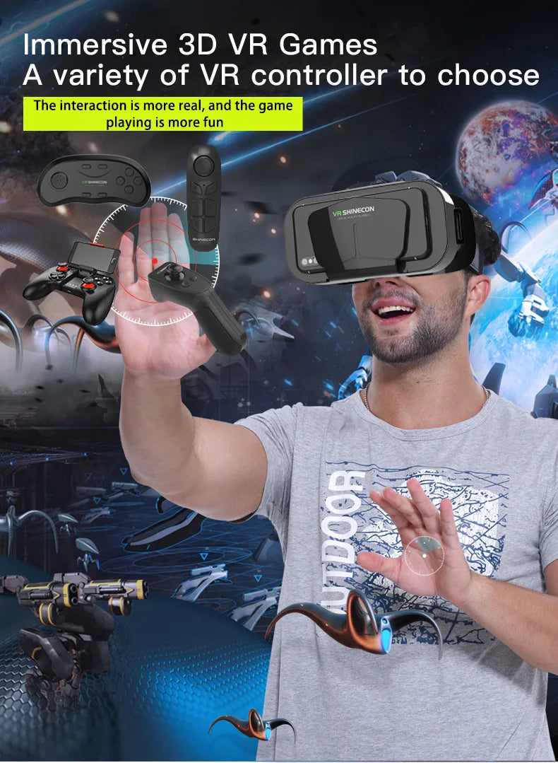 3D VR Virtual Reality Headset for Smartphones