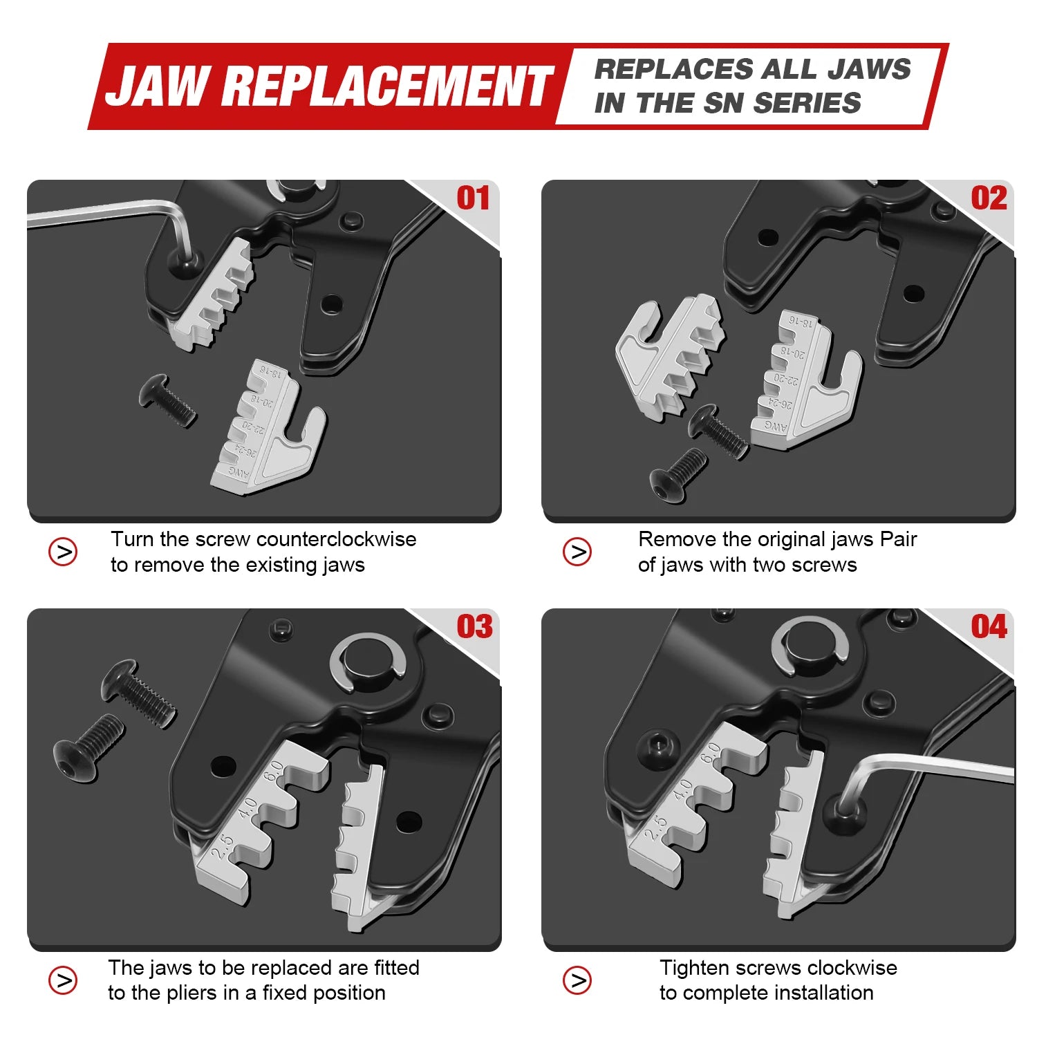 Professional Wire Crimping Tool Kit