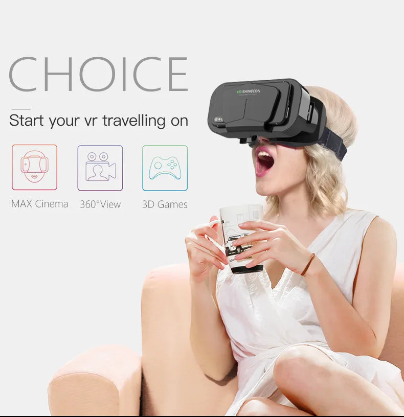 3D VR Virtual Reality Headset for Smartphones