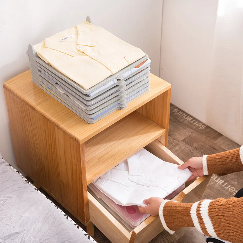Multi-Layer Clothes Folding Board Organizer