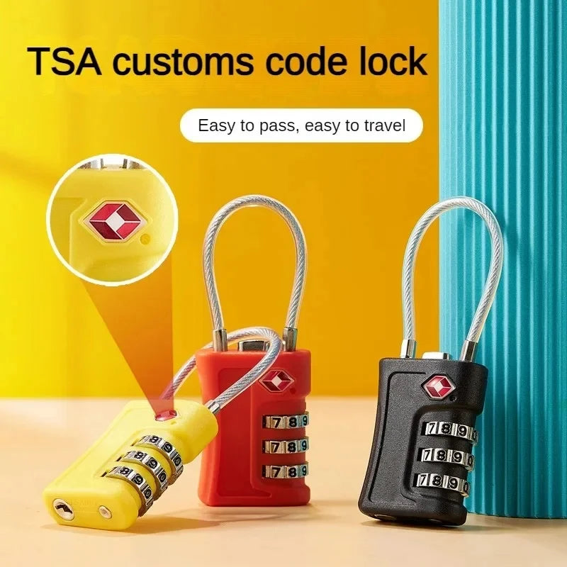 TSA 3-Digit Combination Luggage Lock