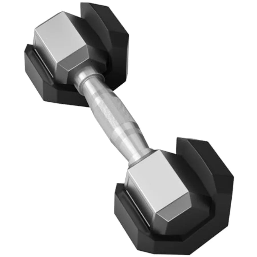 Signature Fitness Rubber Hex Dumbbell Set