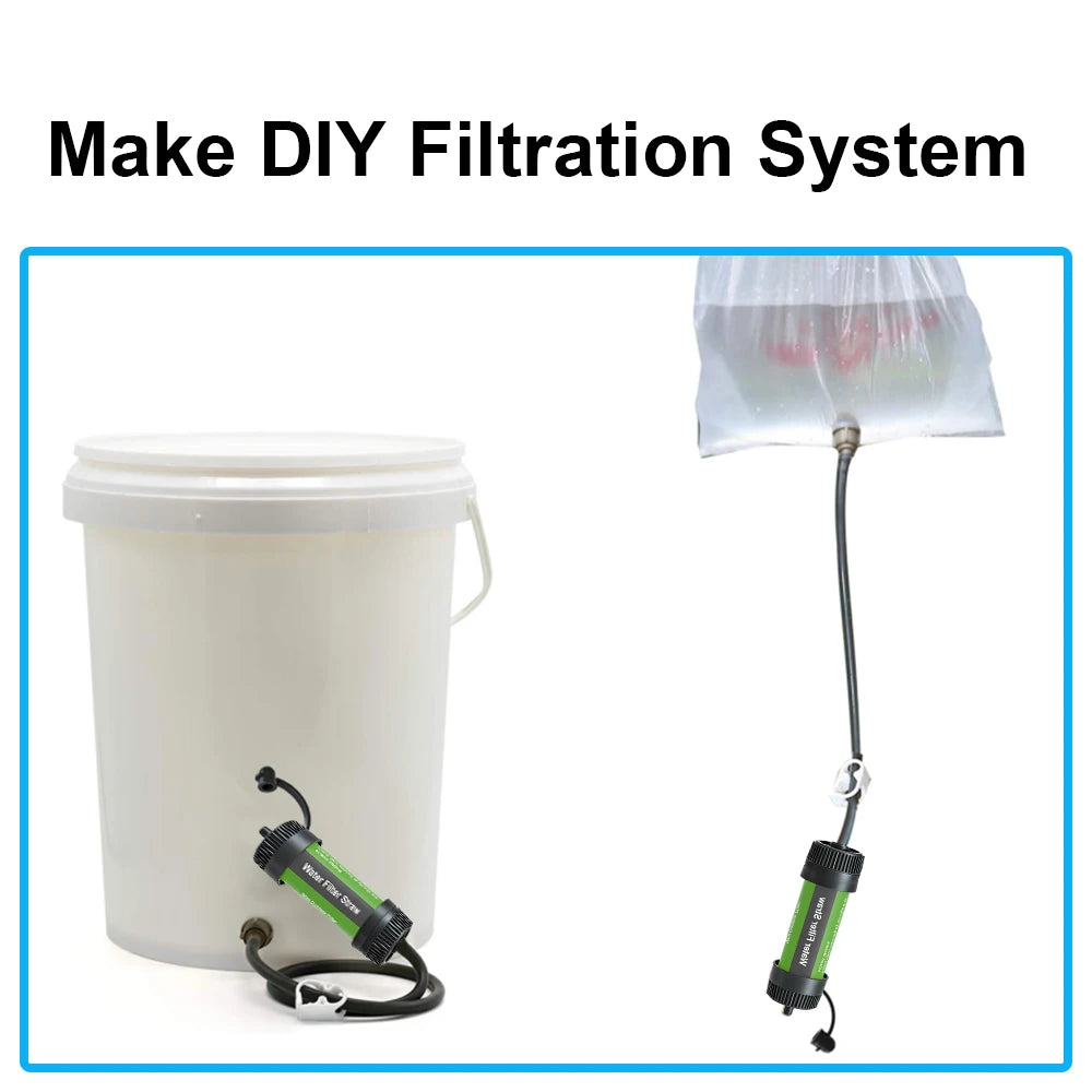 Portable Water Filter Straw – Outdoor Purifier