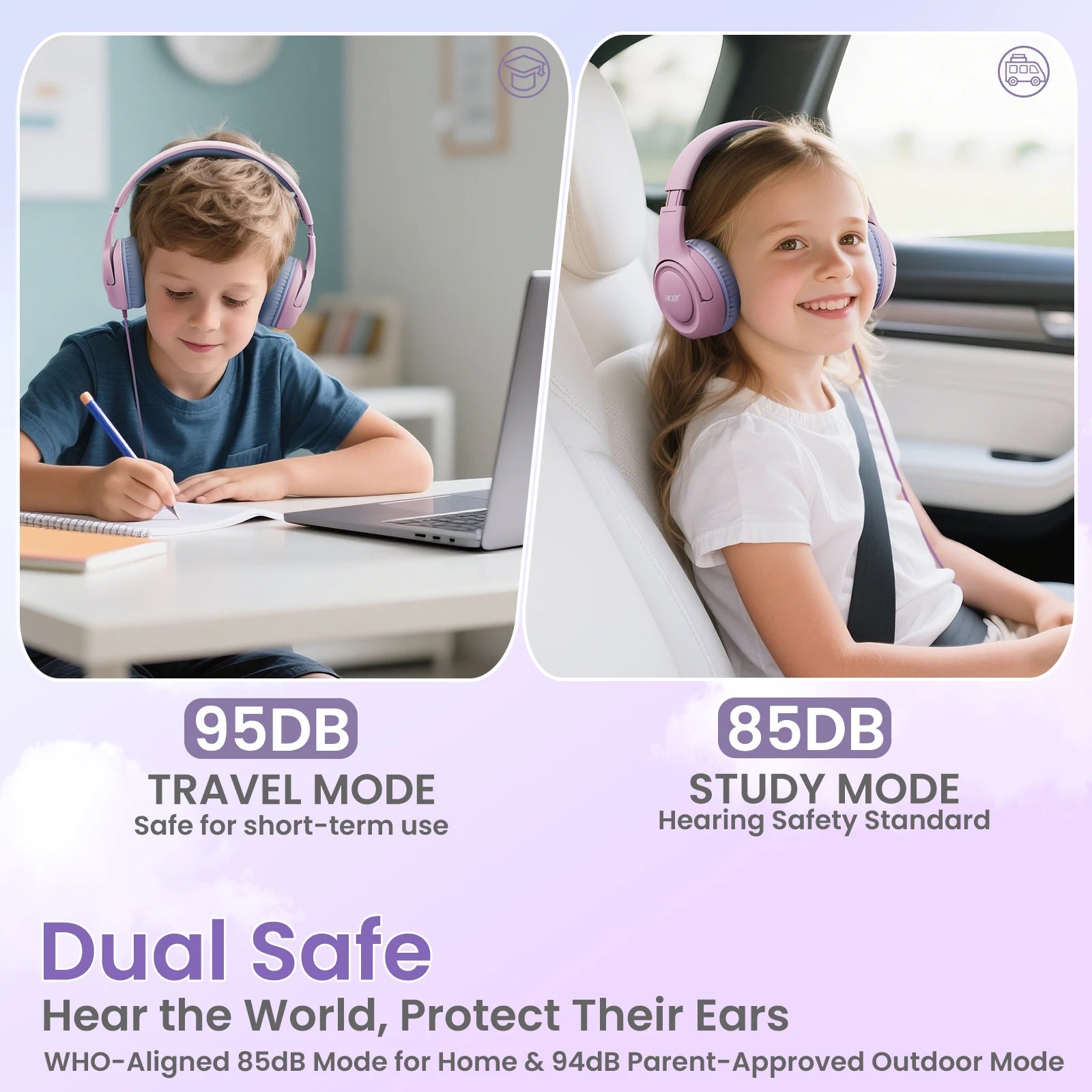 Acer HK03 Kids Wired Headphones