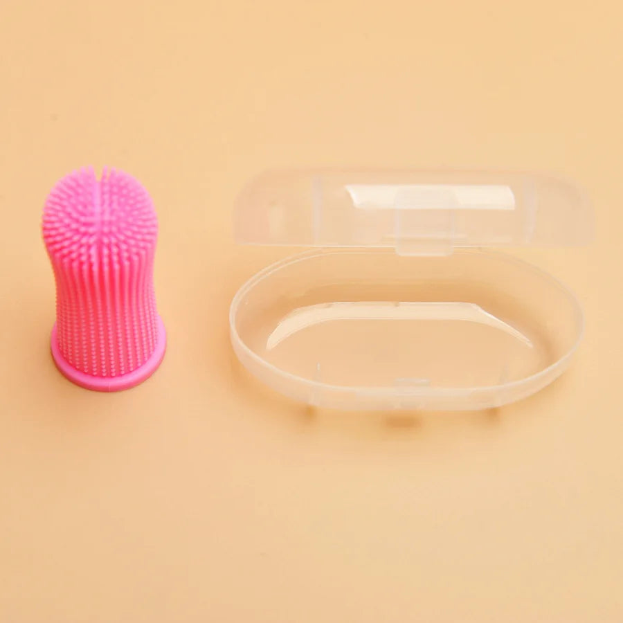 Pet Finger Toothbrush for Cats & Dogs