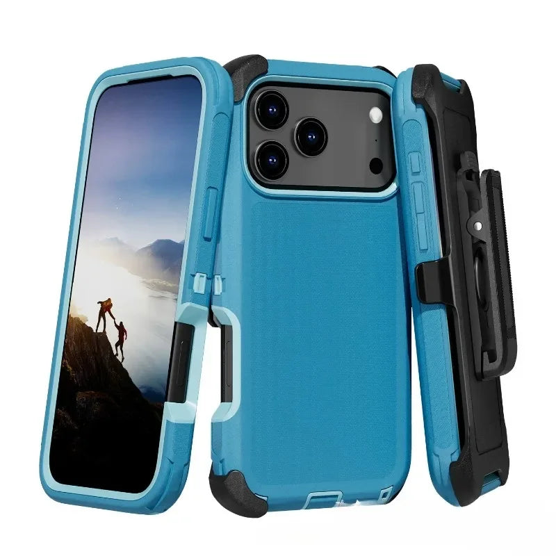 3-in-1 Military Armor iPhone Case