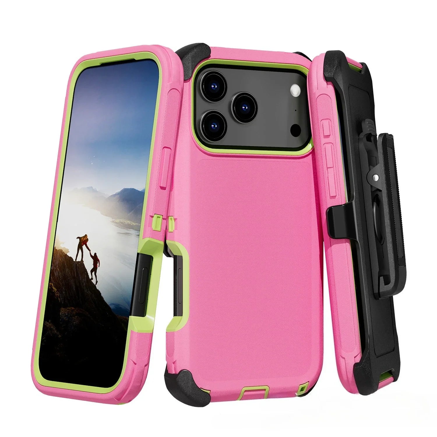 3-in-1 Military Armor iPhone Case