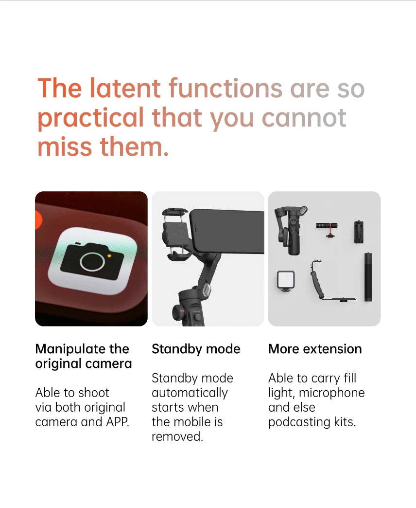 AOCHUAN SmartXE 3-Axis Smartphone Gimbal