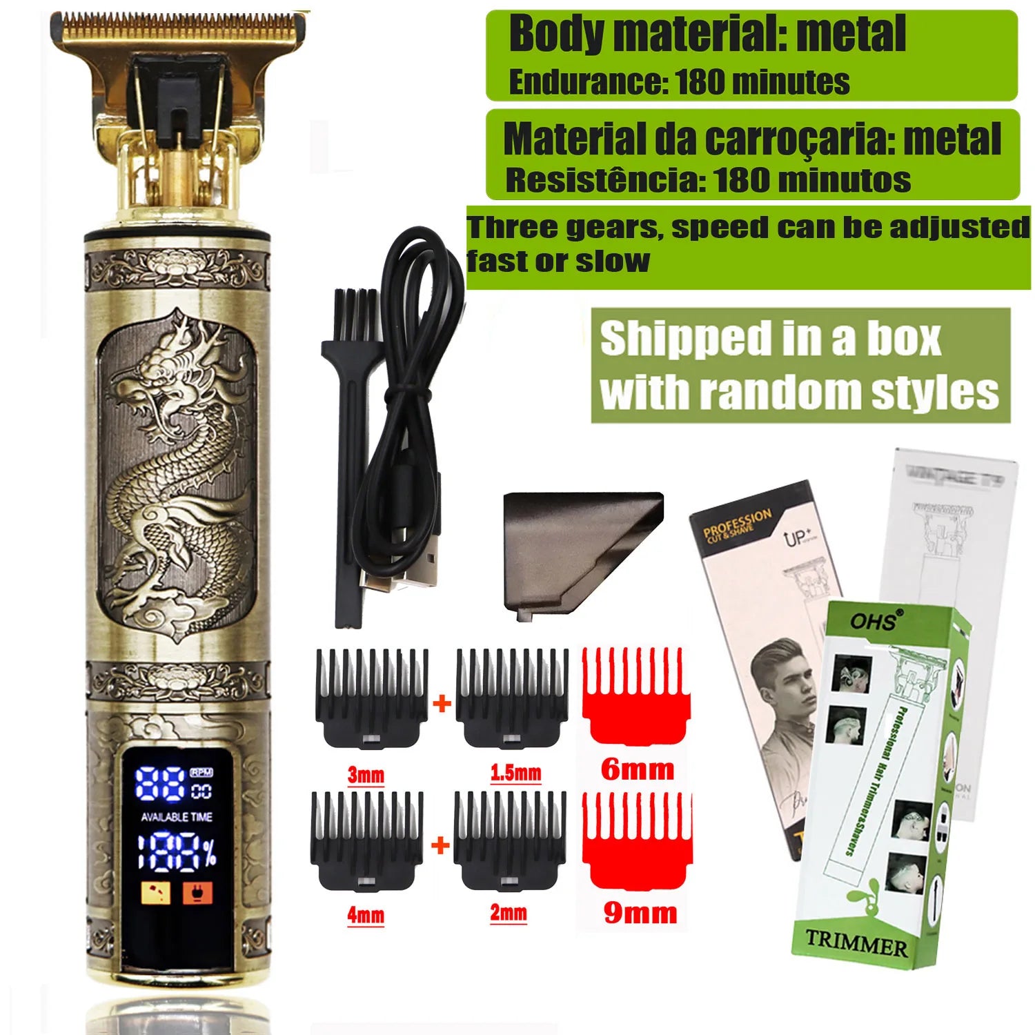 T9 Professional Zero-Gap Hair & Beard Trimmer
