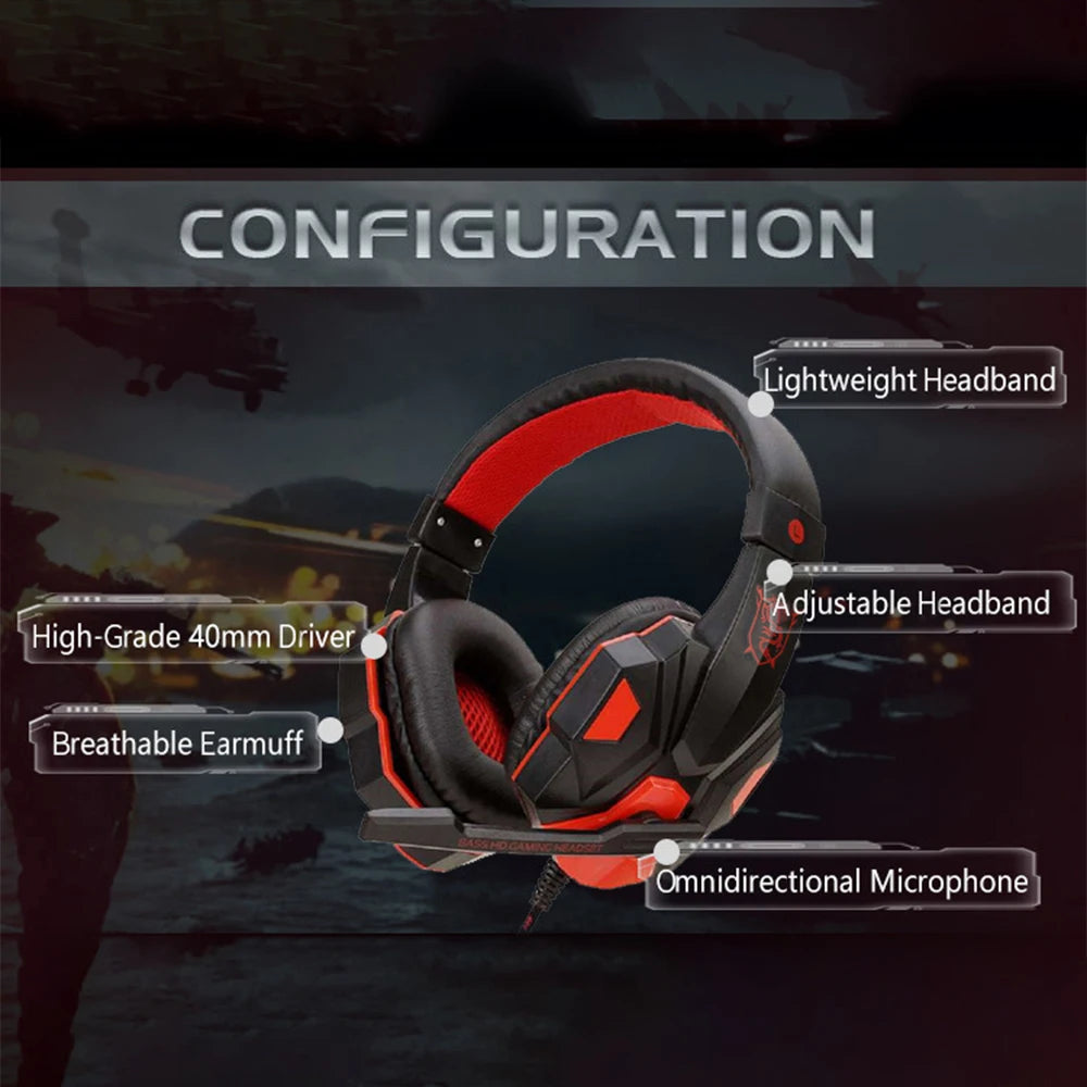 Stereo Gaming Headset with Mic (3.5mm)