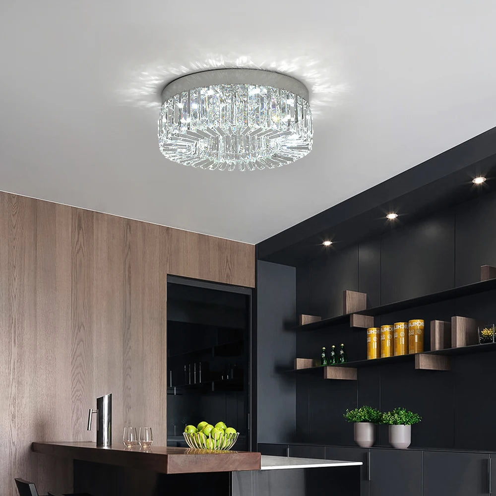 Luxury Gold Crystal LED Ceiling Chandelier