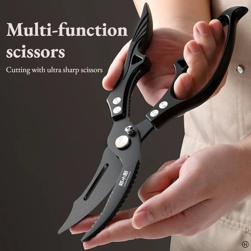 Multifunction Stainless Steel Kitchen Scissors