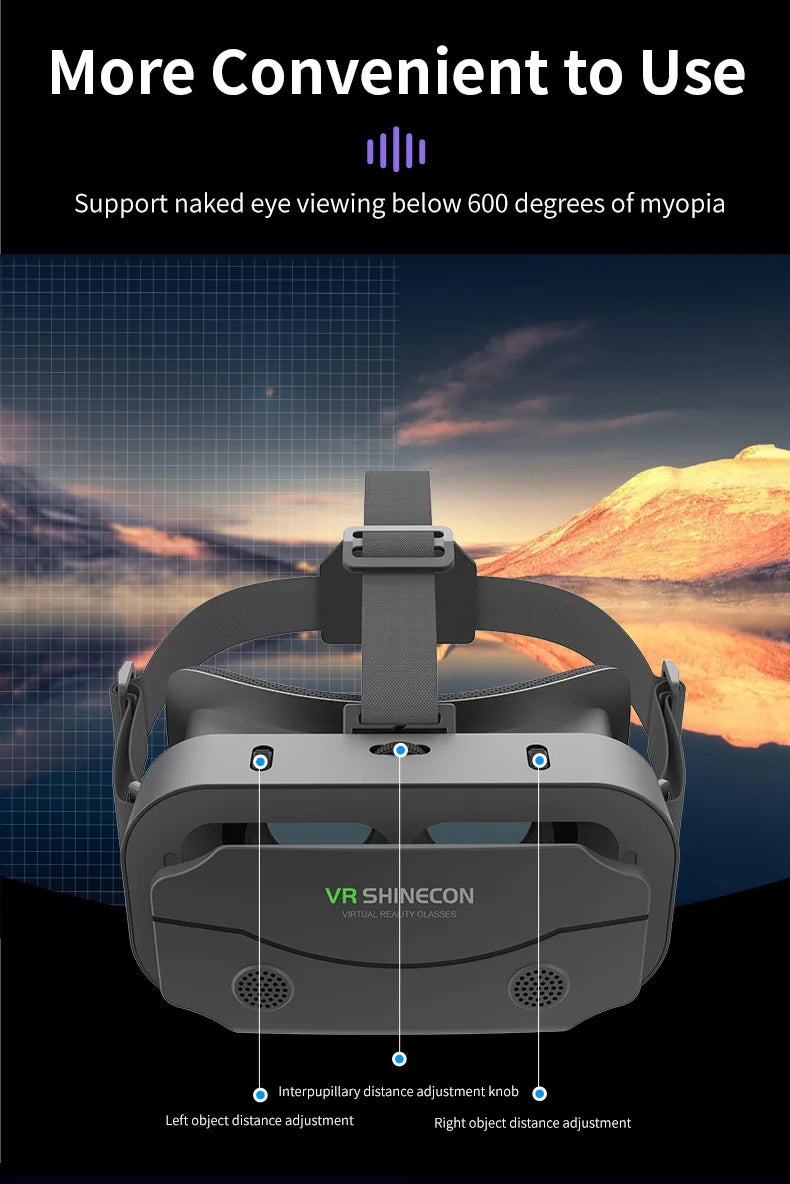 3D VR Virtual Reality Headset for Smartphones