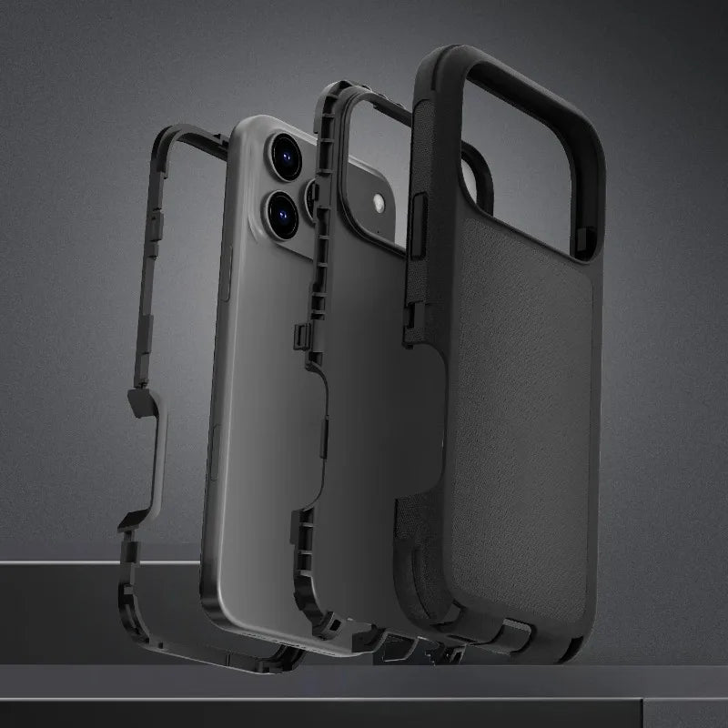 3-in-1 Military Armor iPhone Case