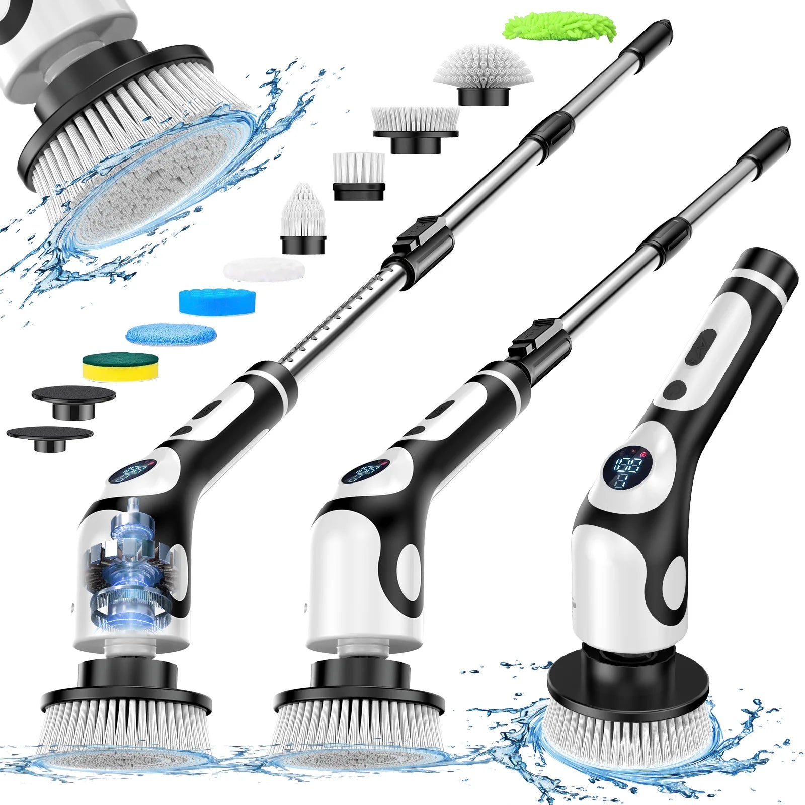 HOMEFISH Rechargeable Rotary Cleaning Brush