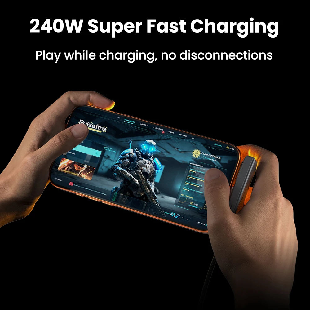 2-in-1 USB-C Fast Charging Cable with Phone Stand