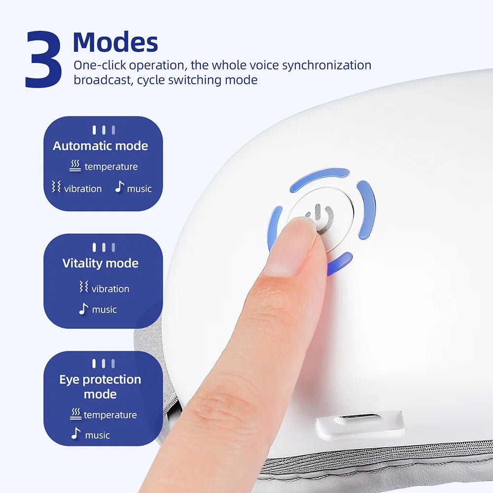 3D Heated Eye Massager with Airbag