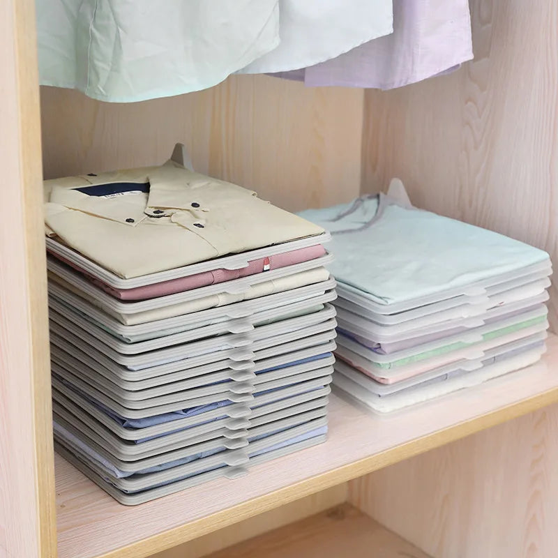 Multi-Layer Clothes Folding Board Organizer