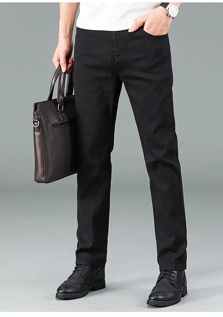 Men’s Slim Fit Cargo Denim Jeans