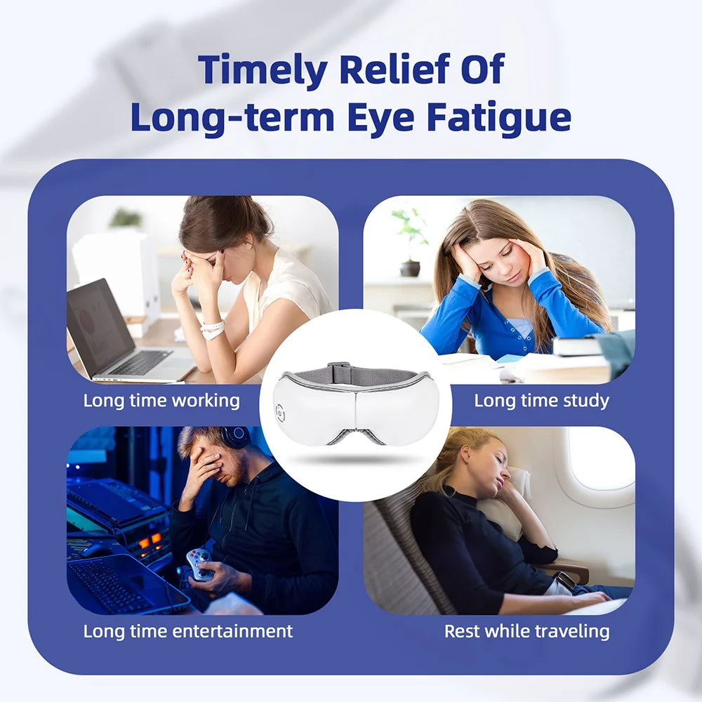 3D Heated Eye Massager with Airbag