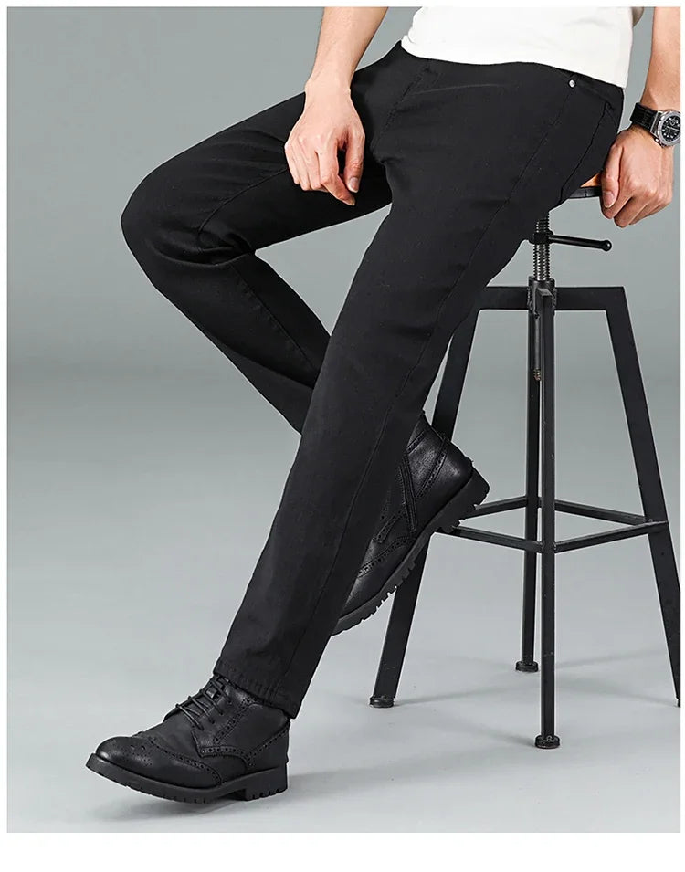 Men’s Slim Fit Cargo Denim Jeans