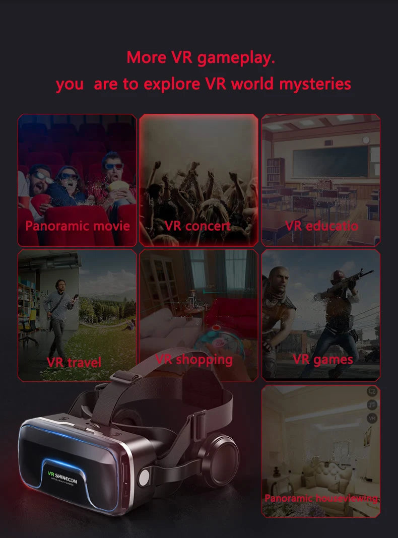 3D VR Virtual Reality Headset for Smartphones