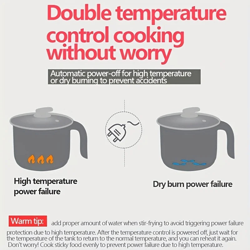 Multifunction Electric Hot Pot Steamer