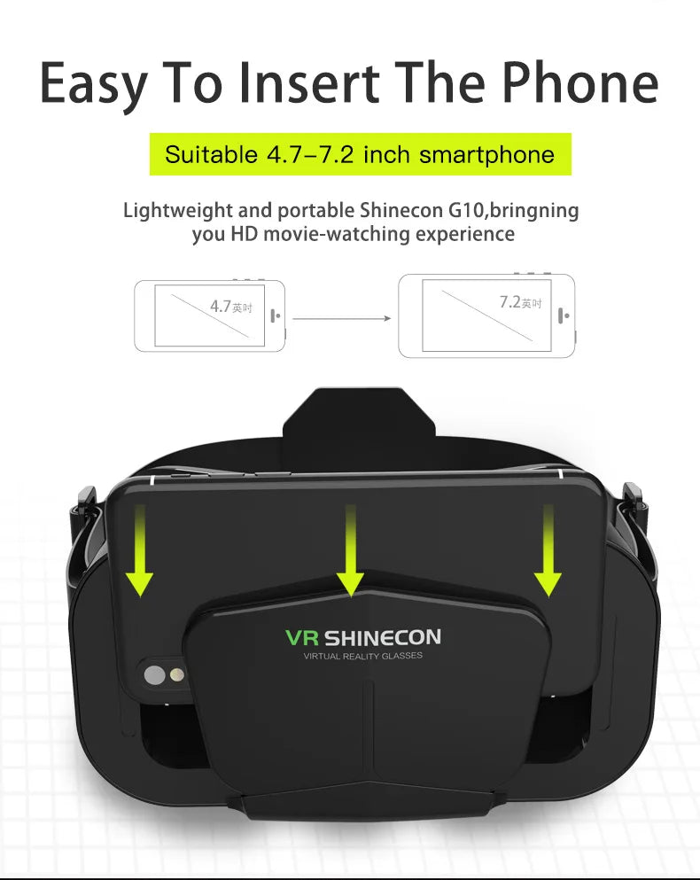 3D VR Virtual Reality Headset for Smartphones