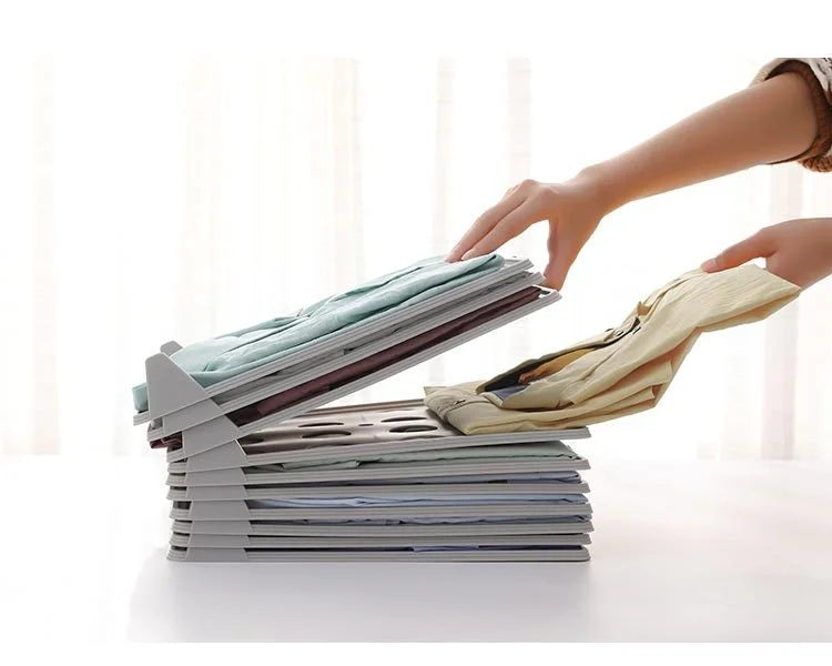 Multi-Layer Clothes Folding Board Organizer