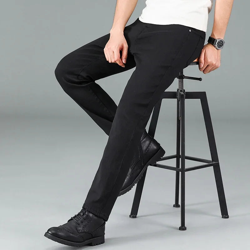 Men’s Slim Fit Cargo Denim Jeans