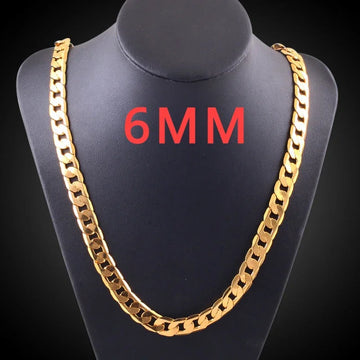 925 Sterling Silver Cuban Chain Necklace