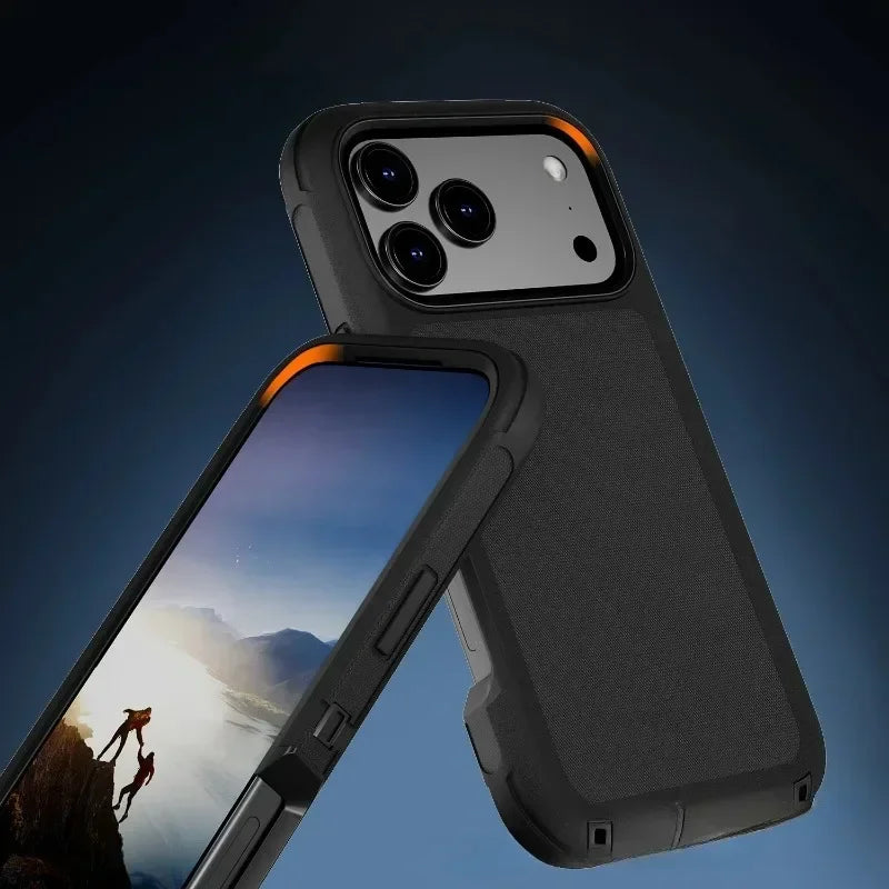 3-in-1 Military Armor iPhone Case