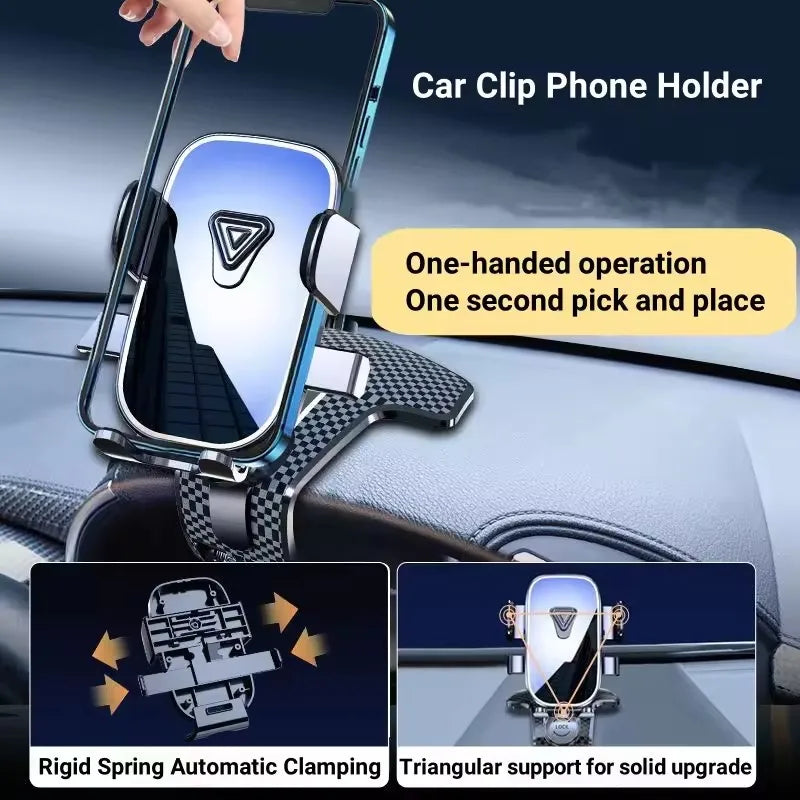 Gravity Lock Car Dashboard Phone Mount