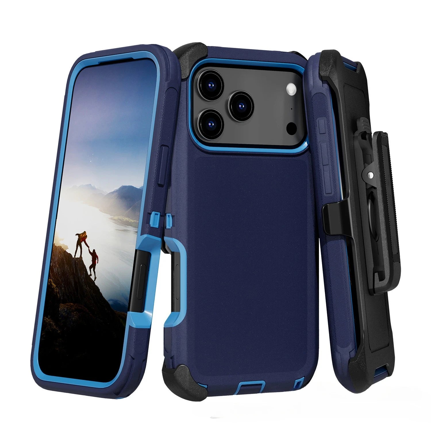 3-in-1 Military Armor iPhone Case